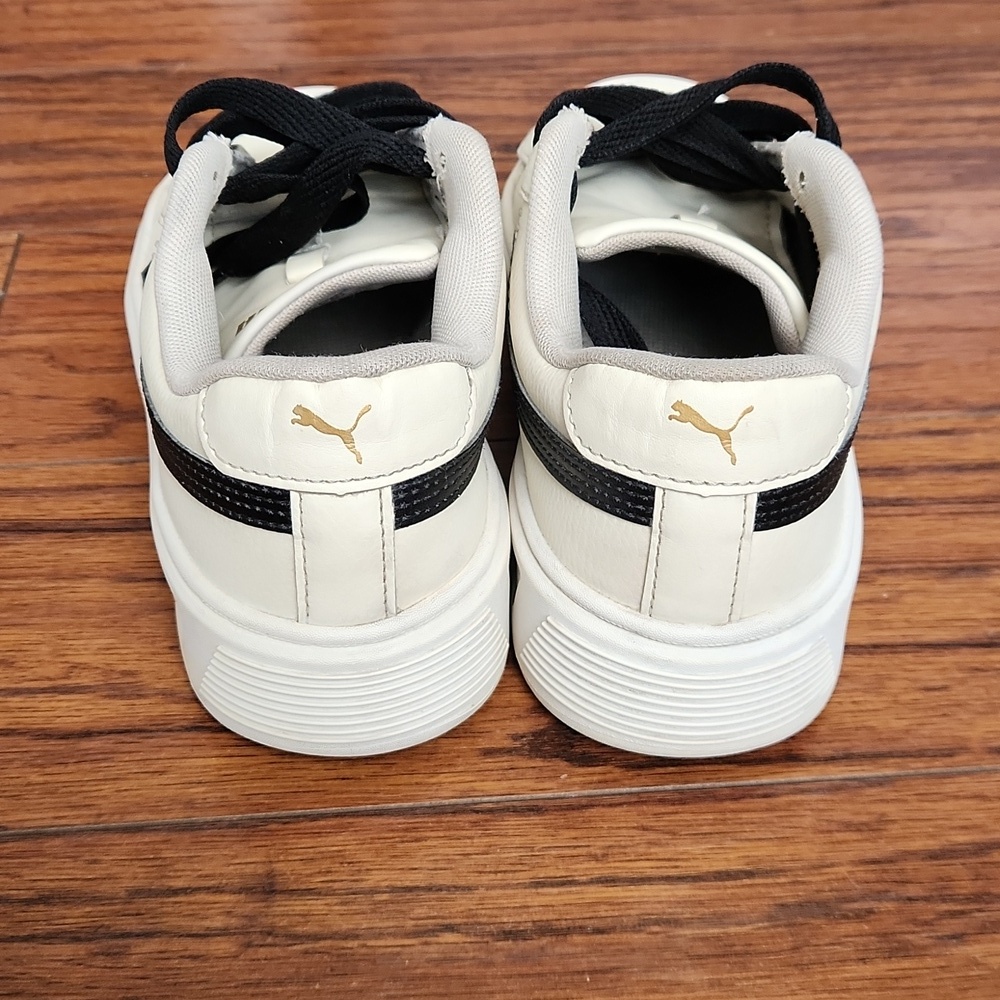 Puma Leather Smash Platform Womens Sneakers - Picture 3 of 11